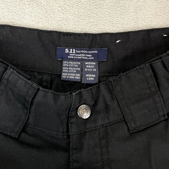 5.11 TACTICAL SERIES Rugged Durable Ripstop Cargo Workwear Double Knee Pants M - Picture 4 of 9